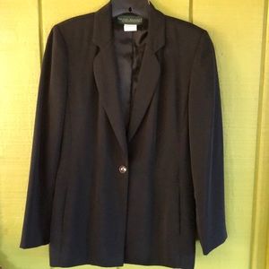 Harve Benard Ladies Black Suit Jacket Size 6 Tall